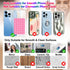 sicitu (2pcs-Transparent) Silicone Suction Cup Phone Case Mount Double Sided, Phone Accessories Hands-Free Sticky Phone