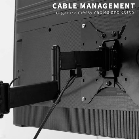 VIVO Universal Pole Mount for 32 to 55 inch TV Arm Bracket with Removable VESA Plate, Fits up to 1.9 inch Tubing