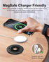 17e 17 Phone Ring Holder Grip with Dual-Side Magnets, Universal Magnetic Kickstand Stand, Wireless Charging Friendly