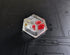 Custom Resin Artisan Escape Keycaps (OEM, R4) for Cherry MX Gaming Mechanical Keyboards, Transparent Flower