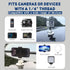 ULIBERMAGNET 360 1/4 inch White Magnetic Camera Mount, Strong Magnetic Mount with Rotation Ball Head, Security Camera