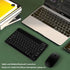 Ultra-Slim Small Bluetooth Keyboard and Mouse Combo, Portable Rechargeable Wireless Keyboard for Android Tablet, Black