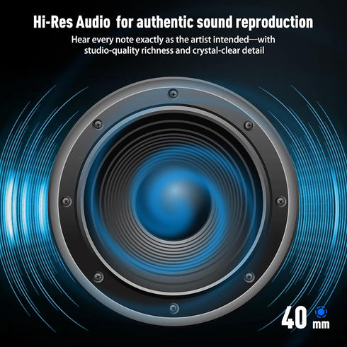 Headset, 60H Comfort&Immersion Work/Commuting Riwbox Hybrid Active Noise Cancelling Headphones, Wireless Over Ear