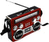 Supersonic SC-1097BT Portable 3 Band Radio with Bluetooth, MP3 Playback, Flashlight, High Sensitivity, Long-Lasting
