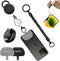Kaptron Theft and Drop Protection Phone Tether, 30” Safety Retractable Phone Clip, Universal Lanyard with Carabiner