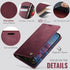 Cracedily 17 17, Wallet Case for iPhone Leather Wallet Flip Cover with Card Holder, Kickstand, Magnetic Closure, RFID