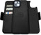 Dreem Fibonacci Compatible with iPhone 14 Wallet Case, 2-in-1 Shockproof Detachable Vegan Leather Folio, Black