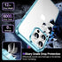 Temdan iPhone 15 Pro Max Case, Clear, Non-Yellowing, Military-Grade Drop Protection, Slim Thin Shockproof Cover