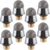 Stylus Replacement Tips - 8Pcs High-Precision Fiber Tips for Touch Screen Tablet Mobile Phone Pen