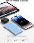 Auskang Portable Charger, 5000mAh Slim Power Bank with Built-in Lightning Cable, Compatible with iPhone