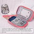 MECCANIXITY Electronic Organizer Case, Travel Cable Organizer Bag Waterproof Pouch for Cords and Chargers (Pink)