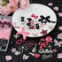 RIHYTFU Junk Case Charms Kit, Black Pink Junk Phone Case Charms for Customizing DIY Cases, Charm for Making Phone Cases