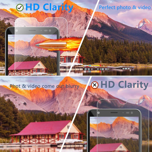 BESINPO 2 Pack Screen Protector for Gabb Phone 3 Pro, 9H Tempered Glass Film, Ultra HD, Bubble Free, 6.6 Inches
