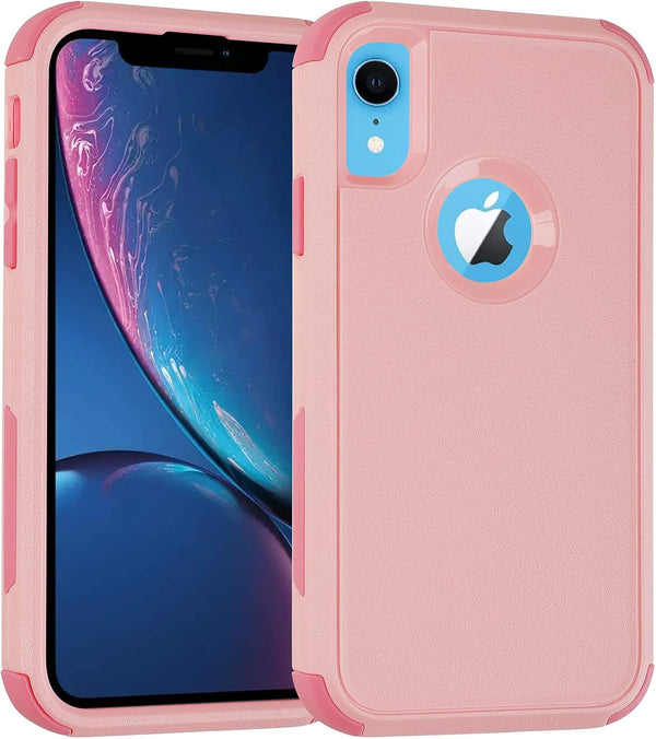 Co-Goldguard for iPhone XR Case, Shockproof Dropproof Heavy Duty Protection Cover, 3 in 1 Non-Slip Scratch-Resistant