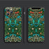 Case for iPhone 12 Mini, Retro Aesthetic Flower Design, Green Waterproof and Shockproof Phone Case