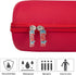 Khanka Hard Travel Case for JBL Charge 4 / Charge 5 Portable Waterproof Bluetooth Speaker (Red)