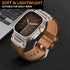 3/2/1 49mm 46mm 45mm 44mm 42mm 11/10/9/8/7/SE/6/5/4/3/2/1, Leather Bands Compatible with Apple Watch Ultra Band Men