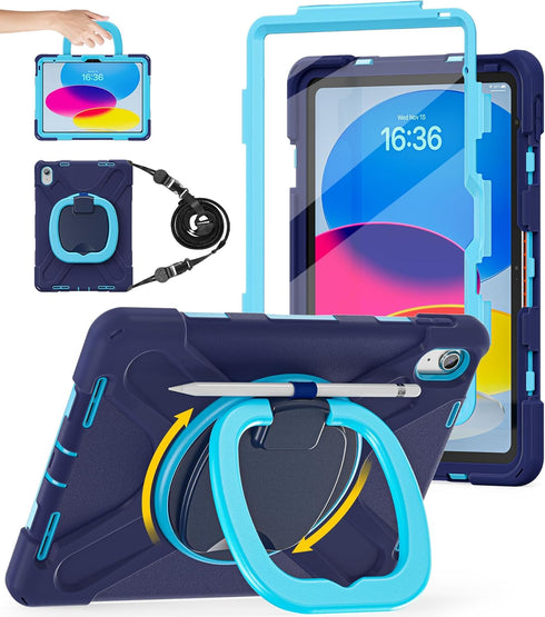 BATYUE Case for iPad (A16) 11th/10th Gen 11''/10.9'' 2025/2022 - Heavy Duty Shockproof