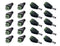 10 Male and 10 Female 12v DC Power Jack Adapter Connector for Led Strip CCTV Camera