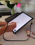 Black Silicone Scratchproof 20.75in Tether for Digital Electronic Styluses (Diameter Range: 0.27-0.37in) - Secure
