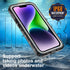 Ezanmull Waterproof Case for iPhone 14 Plus, Rugged Dustproof Shockproof with Built-in Screen Protector, Compatible