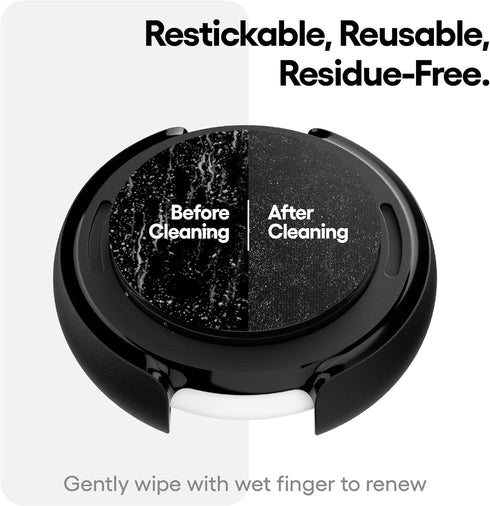 Keybudz Ultra Secure Stick-On AirTag Mount, Adhesive Cover for Apple AirTag, Pack of 2