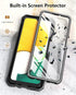 TPU Soft Shock Proof Case for Samsung Galaxy A13 5G - Heavy Duty Military Grade Rugged Cover with Kickstand (Black).