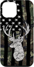 American Flag Whitetail Buck Camouflage Deer Hunting Case for iPhone 12 mini