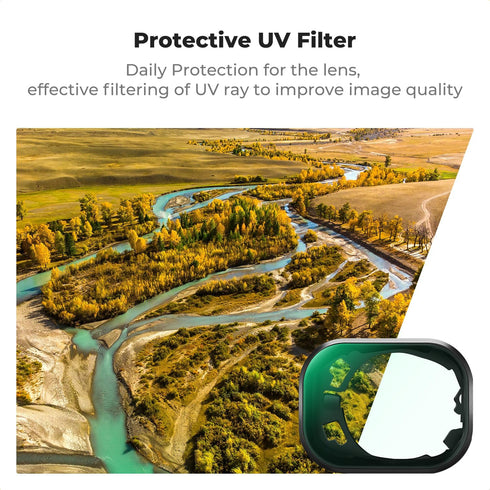 K&F Concept ND UV CPL Filters Kit for DJI Mini 4 Pro, 4 Pack (CPL+UV+ND8+ND16) Multi-Coated Optical Glass