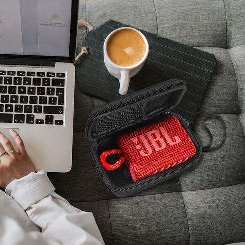 GeeRic Hard Case Compatible with JBL GO3, EVA Case for Protection and Outdoor Use