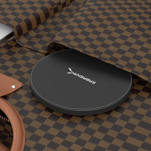 SABRENT 10W qi Wireless Fast Charger Pad, Universally Compatible with All qi Enabled Phones, Black