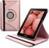 kwmobile Rotating Case for Samsung Galaxy Tab 2 7.0 P3110 / P3100, PU Leather Cover with Stand - Rose Gold
