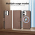 Shieldtop 2 1 11 11 6.1",Coffee Compatible Magsafe Magnetic in Detachable iPhone Wallet Case with Card Holder Credit
