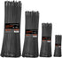 Zip Ties Assorted Size,8+12+14+18 Inch Double Sided Toothed,100 LBS Tensile Strength Heavy