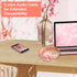 SIMOLIO Kids Headphones for Girls with MIC - Safe Volume Limiter 85dB/94dB/104dB, Foldable Sturdy & Lightweight Headset
