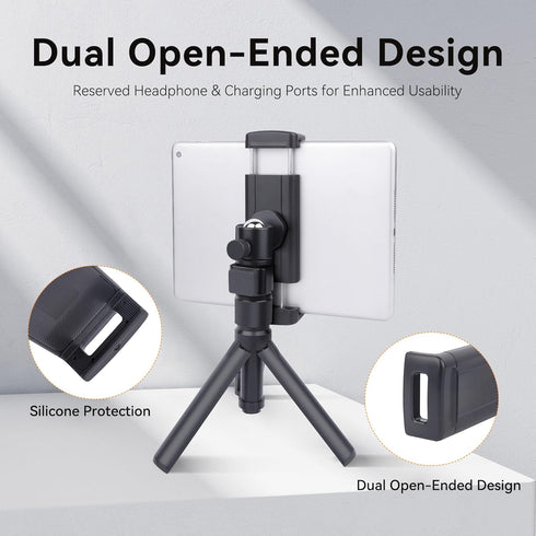 Mechrig 2-in-1 4.7-9.6" 12.9, #812002 Phone and Tablet Tripod Mount Adapter, Universal Tablet Phone Holder Adapter
