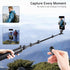 LenTok Phone Tripod Stand with Remote Zoom for Video Recording, Vlog Metal Selfie Stick Tripod for iPhone with Wireless