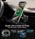 MagSafe Car Mount Charger - Wireless Car Charger with LED Light for Night Align, Strong Magnetic Holder