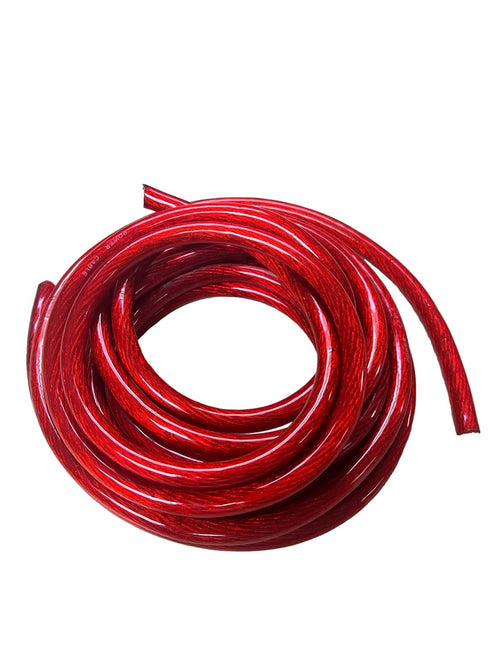 IMC Audio 8 Gauge CCA Power Red Wire Cable (5ft), Automotive Battery Cable for Car Audio and Home Stereo