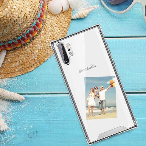 Salawat Galaxy Note 10+ Clear Gradient Case - Slim, Scratch-Resistant, Shockproof TPU Bumper for 6.8inch