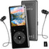 AGPTEK 64GB MP3 Player with Bluetooth, M7 1.8 inch Music Player with Speaker