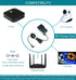 5V 2A AC Power Adapter with 3.5mm x 1.35mm Connector Plug, Wall Charger Power Adaptor for Tablets, Wireless Router, Switches, USB Hubs, Android TV Box, CCTV IP Security Cameras, LED Strip Lights (1)