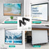 GZQIUYI 6 Inch 66lbs, Universal Projector Screen Pull Down Mount Kit, Projector Screen Ceiling & Wall Mount, Adjustable