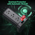 Extension Cord with Multiple Outlets, Surge Protector Power Strip Tower, 12 AC 4 USB, 6.5FT Overload Protection
