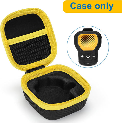 Storage Hard Case Compatible with DeWALT Bluetooth Speaker, Magnetic Clip-On Wireless Portable Mini Speaker Holder Bag
