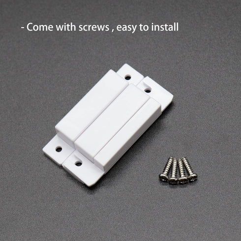 Magnetic Reed Switch NO Surface Mount Wired Door Window Contact Sensor, 5pcs for Home Security