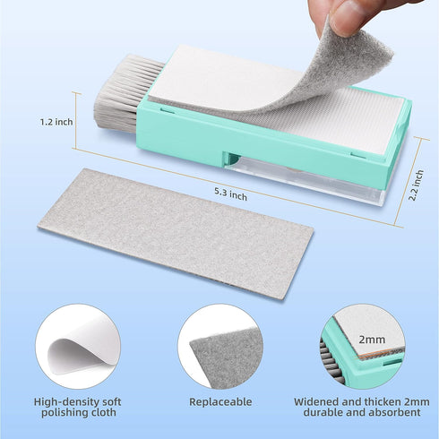 Electronics Keyboard Repair Kit with 3 in 1 Earbud Cleaner Pen, Camera Lens Pen, Suitable for iPad, iPhone, Cell Phone