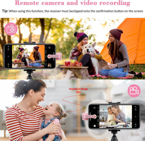 RF Remote Control Page Turner for Kindle Paperwhite/Oasis/Kobo eReaders, Remote Camera Shutter and Video Clicker for