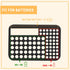 3 Pack 88 Battery Organizer Storage Case with Tester for AA AAA Button Battery Holder Carrying Batteries Variety