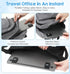 Thrymme 2 2 Settings, PCS Keyboard Riser, Black Keyboard Lifter for Desk Computer Keyboards Stand Lifter with Angle